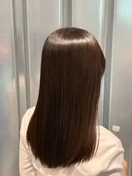 似合わせカット💇♀️+暖色艶カラー🎨+aujua髪質改善トリートメント✨