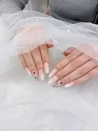 2本アート✨️パーツ持ち込み🙆🏻♀️オフ600円🫧