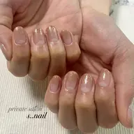 ラメグラデーション　☺︎　 ワンカラー　※オフなし