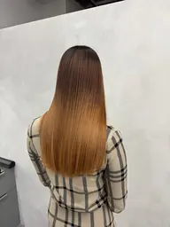 【ブリーチ毛でもツヤツヤに🤗】奇跡の髪質改善ストレート+カット