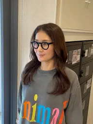 【人気No.1】小顔レイヤー＋髪質改善TR＋透明感カラー