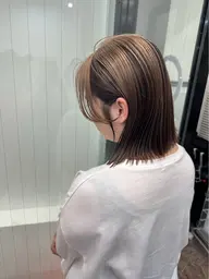 【🫧ボブ推しStylist対応🫧】韓国系ボブ+ケアカラー+内部補修トリートメント/10680→8500