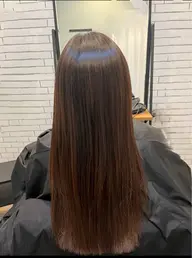 縮毛矯正、スタンダードストレート(カット込み)