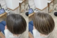 【スタンダード】髪質改善白髪ぼかしハイライトorブリーチカラーエステ(18時以降は¥15900)shプレゼント