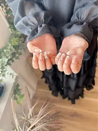 【ハンド】オフ無し！クリアベース＋フレンチ　￥1900