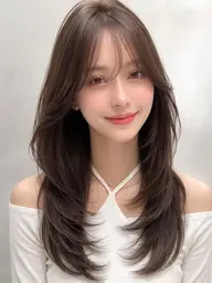 顔まわり＋レイヤーカット+質感トリートメント¥3500