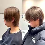 【men's】メンズカット➕ダメージレスケアカラー➕頭皮ケアトリートメント