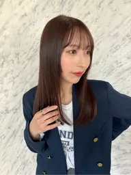 似合わせカット＋『前髪のみ』髪質改善ストレート！（※割れてします前髪におすすめ）【※必ず注意事項をご確認ください】