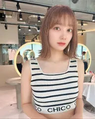 3月限メニュー🩵カット➕透明感カラー➕quickトリートメント🫧可愛く巻仕上げ(白髪染め可)