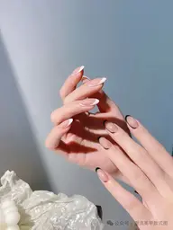🩷チップ長さだし10本🩷フレンチ（ベース色付き）　オフあり