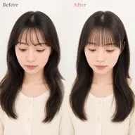 【梅雨時期にオススメ✨】前髪縮毛矯正🌀＋前髪カット