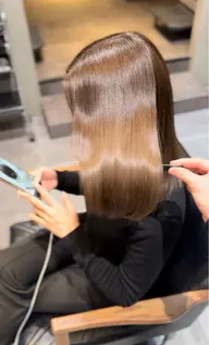 【髪質改善】カット+カラー+髪質改善酸性ストレート