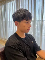 【🌙メンズ限定🌙】【ミニモ学割U24】似合わせカット＋ニュアンスパーマ［吉祥寺/レイヤーボブ/顔周り/メンズ］