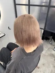 【✨初回限定✨】💕色落ちまで綺麗✨カット➕ケアブリーチ➕ミルクティーカラー🩷