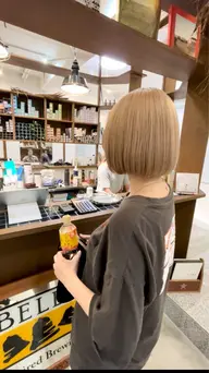 【本日限定】全頭ブリーチ➕カラー➕高保湿トリートメント🥣