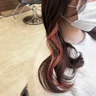 【ロング料金なし❣️】カット＋カラー＋インナーカラー(ブリーチ＆インナー以外のオンカラーも込)+トリートメント