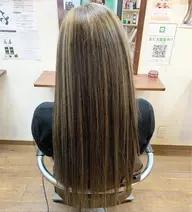 ［髪質改善］酸性ストレート☆酸熱より持ち◎クセ毛もしっかり伸びます🎶カット付き