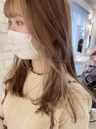 ⚠️U24限定⚠️《✨トーンアップカラー✨+1stepトリートメント》超音波トリートメントでツヤツヤ髪