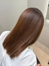 カット縮毛矯正キューティクルトリートメント