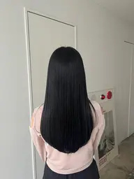 髪質改善ストレート＋カット＋カラー【人気メニュー】