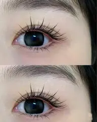 【新規】フラットラッシュワンホン漫画デザイン100本&下マツエク30本