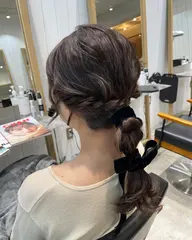 ヘアアレンジ(巻きだけOK)＋プレミアムトリートメント🫧ライブやデート前などイベント前ツヤツヤ可愛く♡