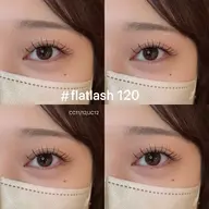 【4/17ご来店限定⭐️】フラットラッシュ120本（コーティング付）　￥9980→￥7490　※初回オフ無料◎