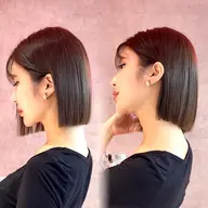 🫧カット＋縮毛矯正＋カラー＋4種類トリートメント【縮毛矯正/髪質改善/切りっぱなしボブ/ボブ】