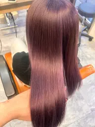 One color + 「髪質再生」HITA treatment