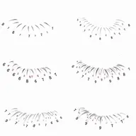 ins🔥ワンホン風下まつげ