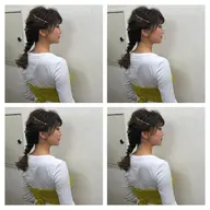 ♣️大人気♣️ 骨格補正カット➕うる艶オーガニックリタッチカラー➕トリートメント