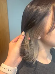 【さり気ないデザイン☪︎*｡꙳】前髪・顔周りカット➕部分ブリーチ