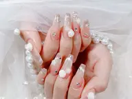 【スカルプオフ込】【マグネット無料【チップ長さだし】【ミニモ限定】+デザイン+ストーン付¥15800→7980