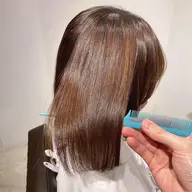 【最上級メテオ髪質改善】カット+髪質改善メテオストレート+極上メテオトリートメント:ミディアムヘア用