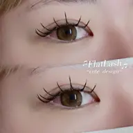 フラットラッシュ120本➕束感仕上げ