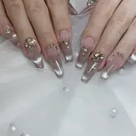 期間限定❣️チップ長さ出しアートフリー♡オフ別途1100