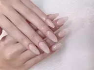 [ハンド]ワンカラー&ラメグラデーション(ストーン&パール２個サービス）