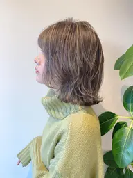 🍎一気にオシャレに📣ハイライト+似合わせカット✂️+スチームトリートメント
