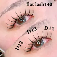 🧡ミニモ学割🧡フラットラッシュ【オフなし140本・オフあり120本】アイシャンプー付き［再来様・オフ代 各500円］