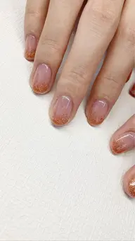 最短30分☆ラメグラデーション