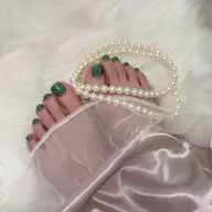 フット1カラージェルネイル🌻💖