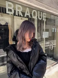 前髪酸性ストレート