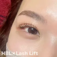 【HBL(ハリウッドブロウリフト) &まつげパーマSET】wax &メイク込み