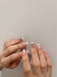 【平日限定】カラグラorフレンチ(クリアベース)(オフあり)ドライケア込♪ /パーツ別途