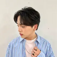 ☆毛流れ、ニュアンスパーマ+メンズカット✂︎