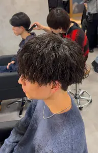 [✨️ミニモ限定✨️]メンズカット＋ツイストスパイラルパーマ＋スタイリング込み🤓