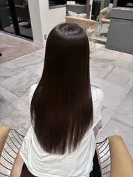 【就活生、実習生、限定✨黒染めを使わないブラックカラー🖤】ワンカラー＋内部補修トリートメント