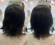 🩵カット＋コスメ低温縮毛矯正＋3STEPトリートメント🩵