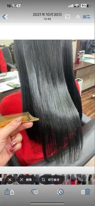 カット＋酸性ストレート＋トリートメント🐰🎀💗