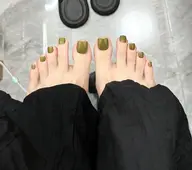 ★FOOT ワンカラー or ラメグラデーション【2色無料】【新規ソフトジェルオフ無料】